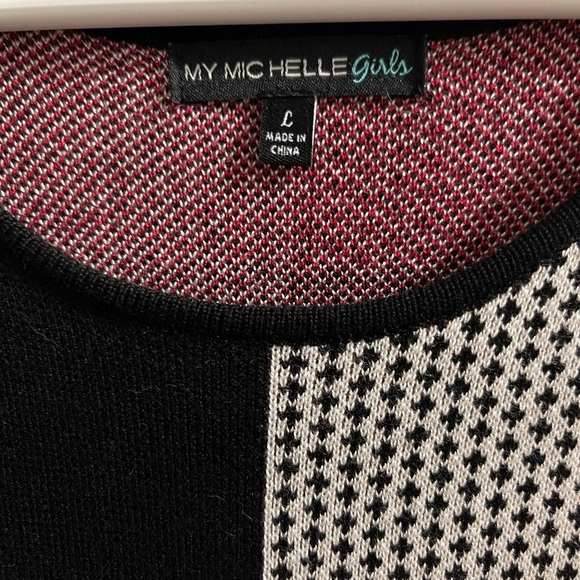 My Michelle Girls Plaid Checkered Dress - Red, Black, White - NWT - Picture 2 of 4